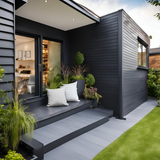 Enhanced Woodgrain Composite Cladding - Black