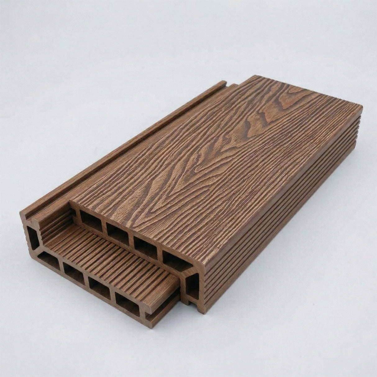 3.6m Enhanced Woodgrain Step Board - Teak