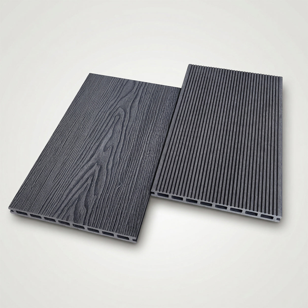 3.6m Enhanced Woodgrain Wide Decking Board - Anthracite
