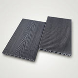 3.6m Enhanced Woodgrain Wide Decking Board - Anthracite