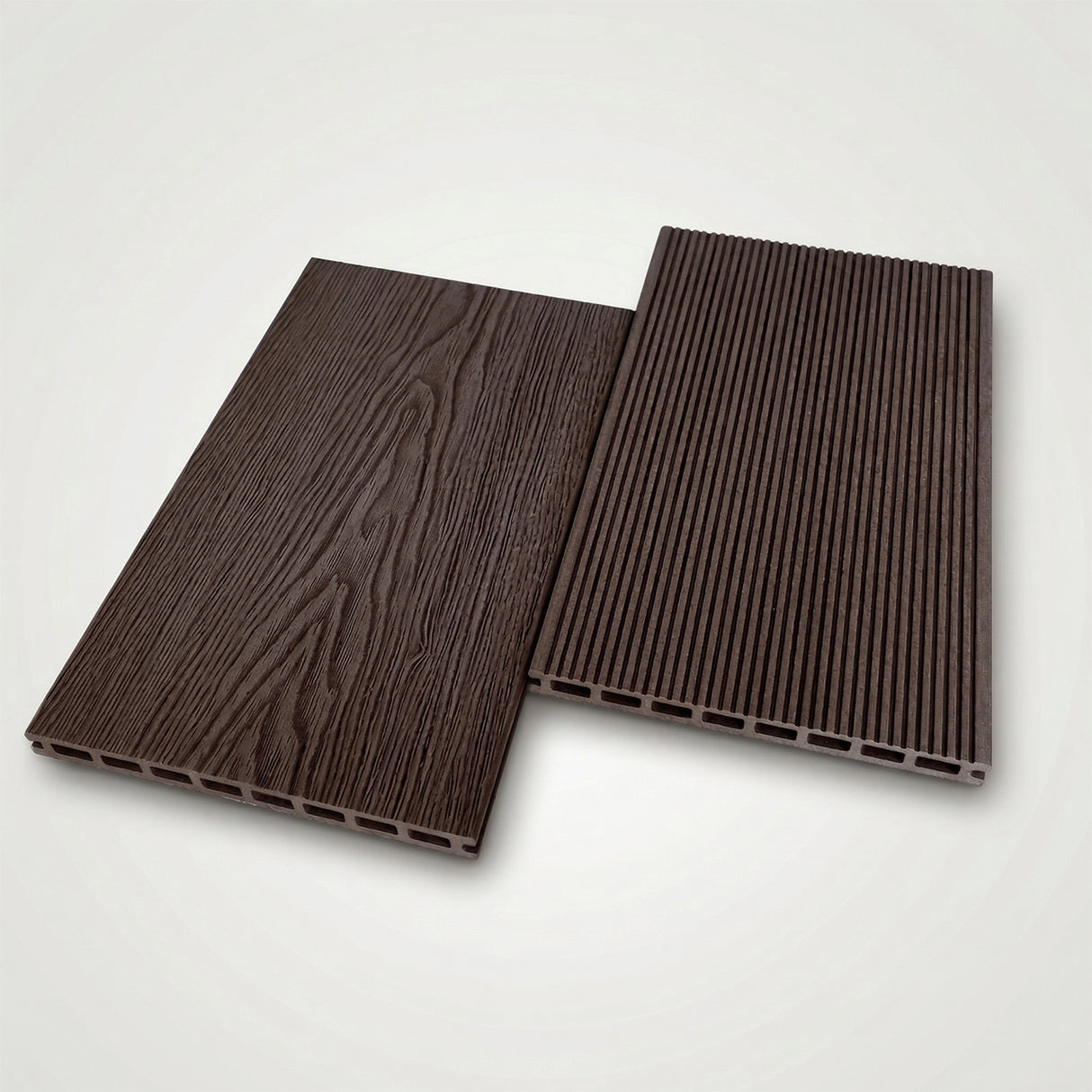 3.6m Enhanced Woodgrain Wide Decking Board - Brown