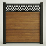 Decorative Screen Fencing Kit – Teak (6ft x 6ft | 1.8m x 1.8m)