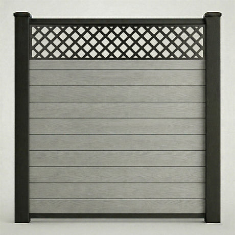 Decorative Screen Fencing Kit – Ash (6ft x 6ft | 1.8m x 1.8m)