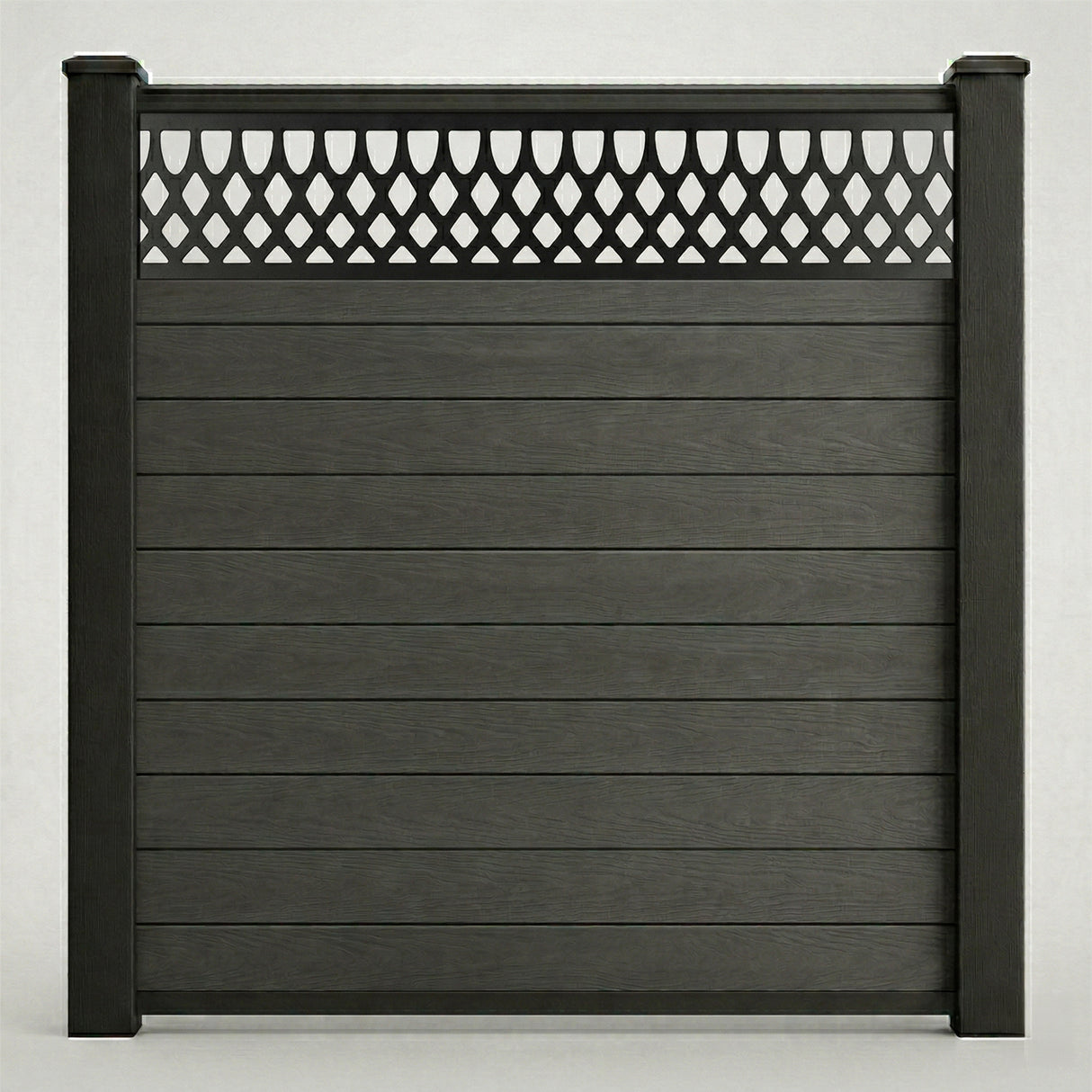 Decorative Screen Fencing Kit – Anthracite (6ft x 6ft | 1.8m x 1.8m)