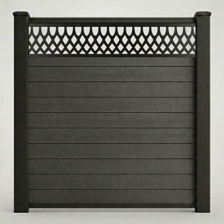 Decorative Screen Fencing Kit – Anthracite (6ft x 6ft | 1.8m x 1.8m)