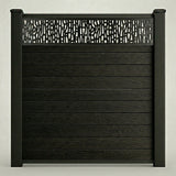 Decorative Screen Fencing Kit – Black (6ft x 6ft | 1.8m x 1.8m)
