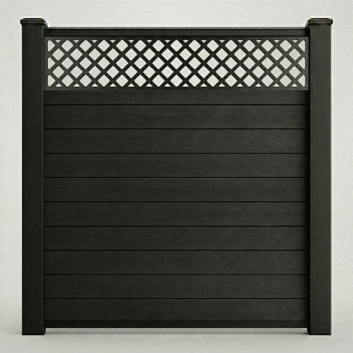 Decorative Screen Fencing Kit – Black (6ft x 6ft | 1.8m x 1.8m)