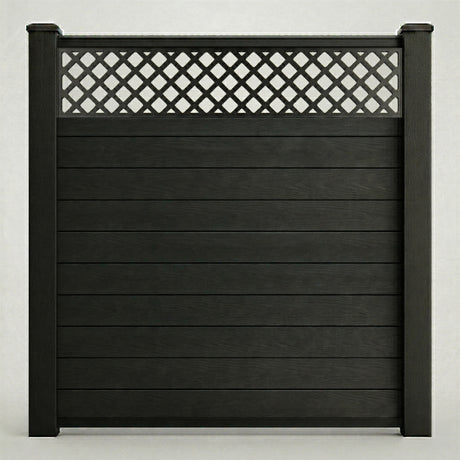 Decorative Screen Fencing Kit – Black (6ft x 6ft | 1.8m x 1.8m)
