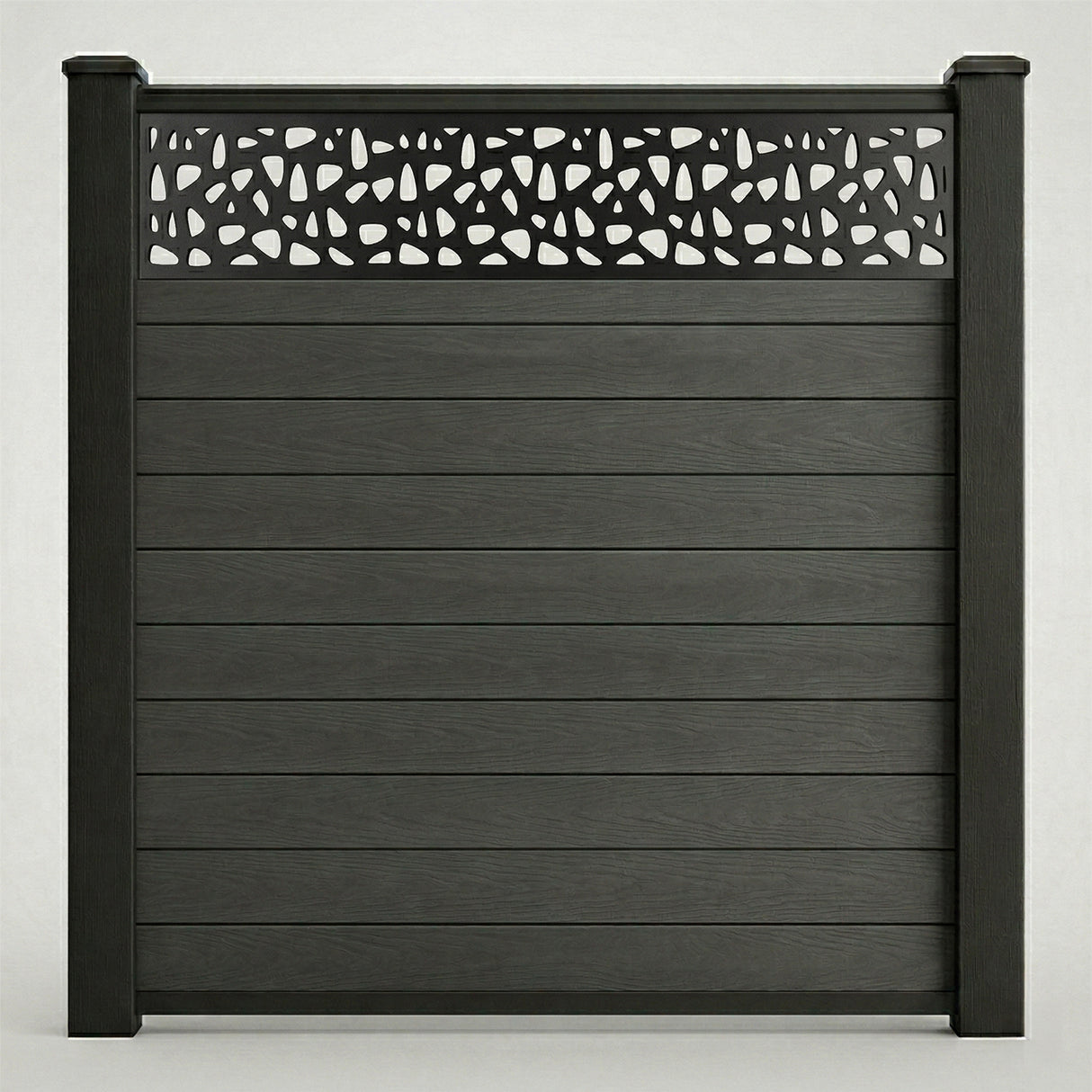 Decorative Screen Fencing Kit – Anthracite (6ft x 6ft | 1.8m x 1.8m)