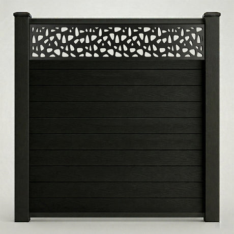 Decorative Screen Fencing Kit – Black (6ft x 6ft | 1.8m x 1.8m)