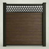Decorative Screen Fencing Kit – Brown (6ft x 6ft | 1.8m x 1.8m)