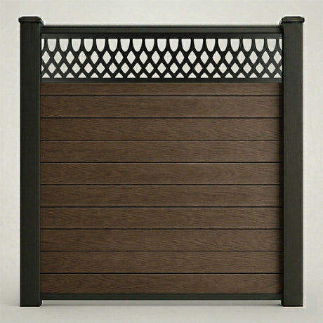 Decorative Screen Fencing Kit – Brown (6ft x 6ft | 1.8m x 1.8m)