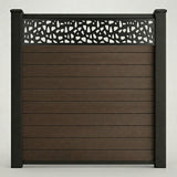Decorative Screen Fencing Kit – Brown (6ft x 6ft | 1.8m x 1.8m)