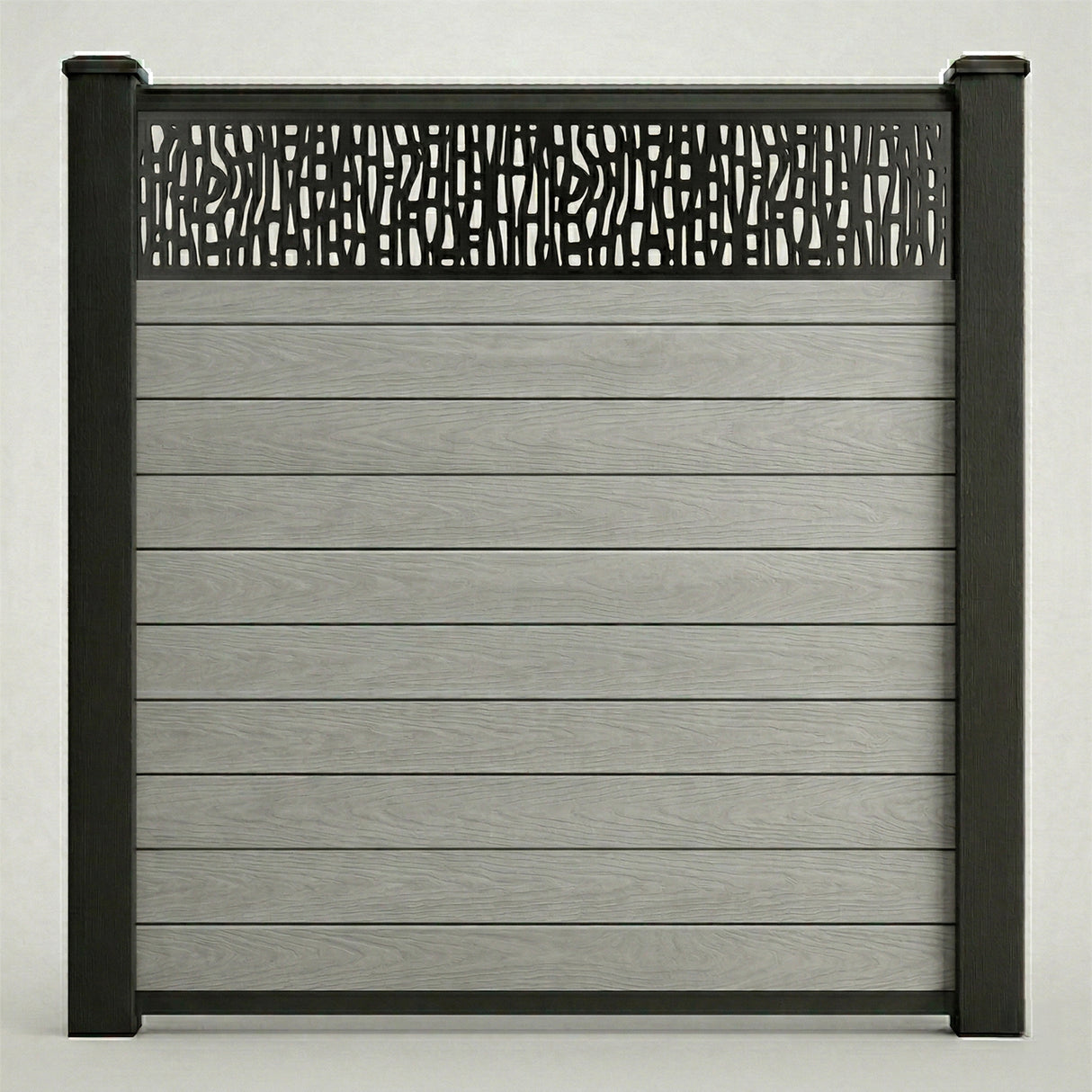 Decorative Screen Fencing Kit – Ash (6ft x 6ft | 1.8m x 1.8m)