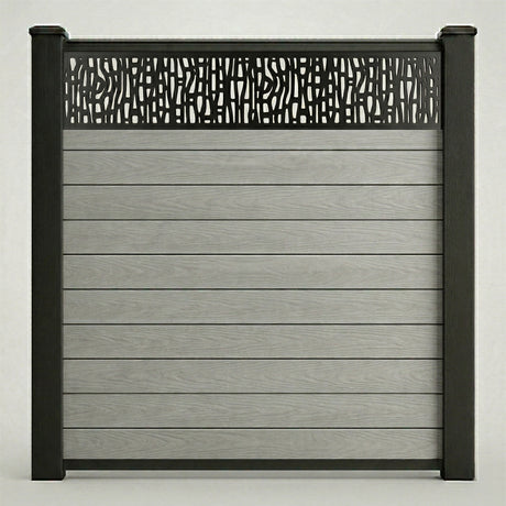 Decorative Screen Fencing Kit – Ash (6ft x 6ft | 1.8m x 1.8m)