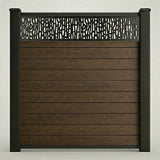 Decorative Screen Fencing Kit – Brown (6ft x 6ft | 1.8m x 1.8m)