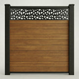 Decorative Screen Fencing Kit – Teak (6ft x 6ft | 1.8m x 1.8m)