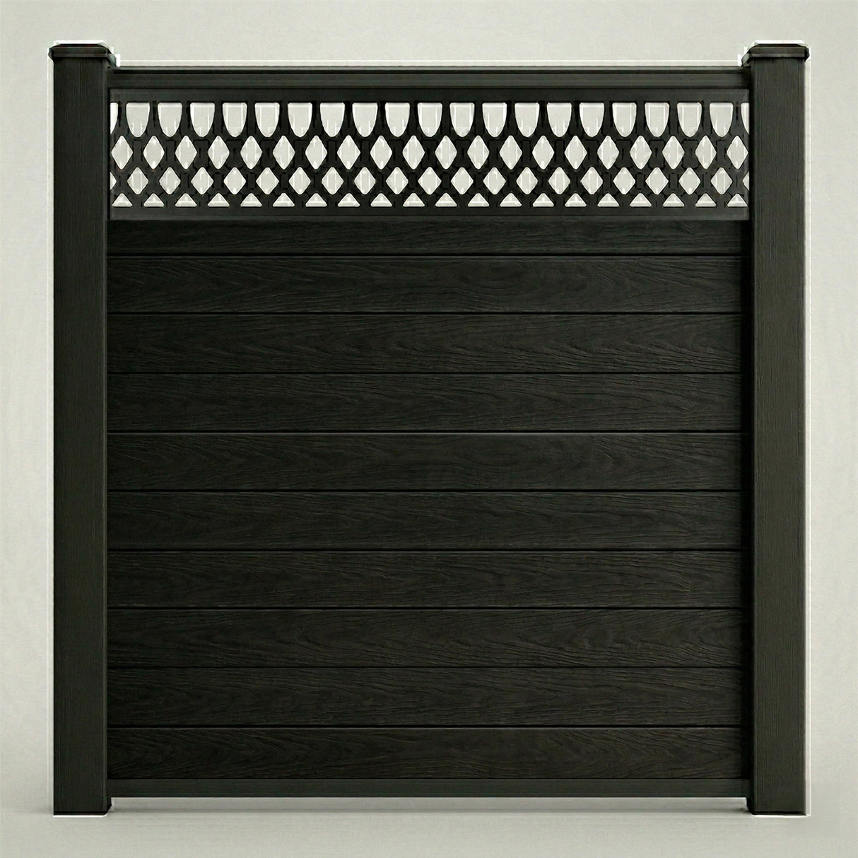 Decorative Screen Fencing Kit – Black (6ft x 6ft | 1.8m x 1.8m)