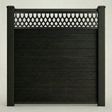 Decorative Screen Fencing Kit – Black (6ft x 6ft | 1.8m x 1.8m)