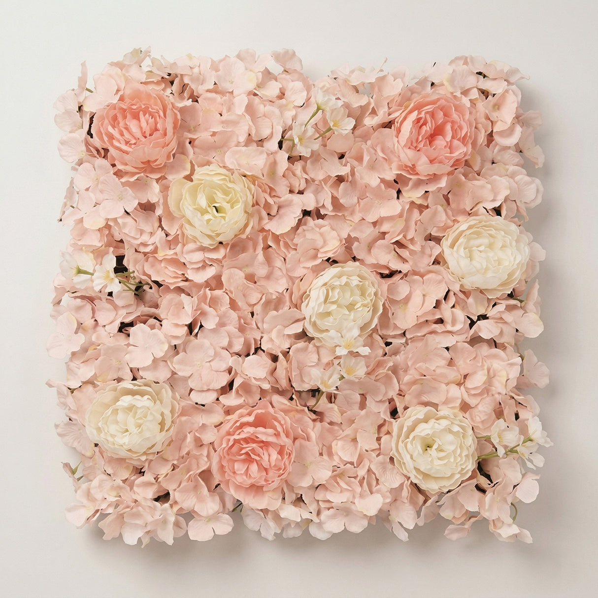 Pink & Yellow Pastel Flower Wall Panel – 50×50cm
