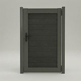 Aluminum Composite Framed Woodgrain Gate with Lock and Handle (900mm x 1800mm)