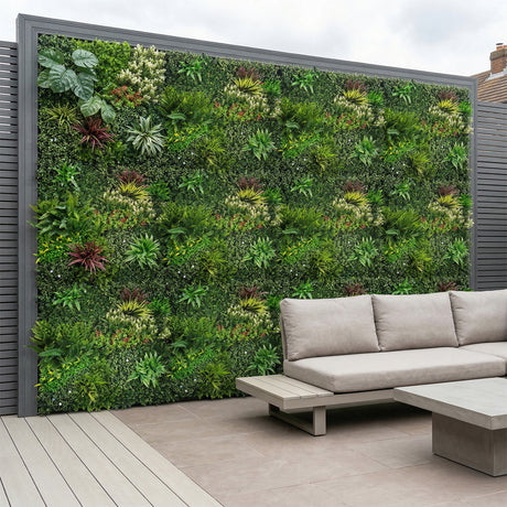 Urban Jungle Canopy – 1m Artificial Living Wall Panel