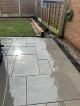 Premium Sandstone Paving Slab Pallet - Gunmetal Grey