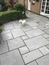 Premium Sandstone Paving Slab Pallet - Gunmetal Grey