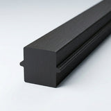 Composite Fencing End Post Kit – Black (2.4m Post, Cap & Infill Strips)