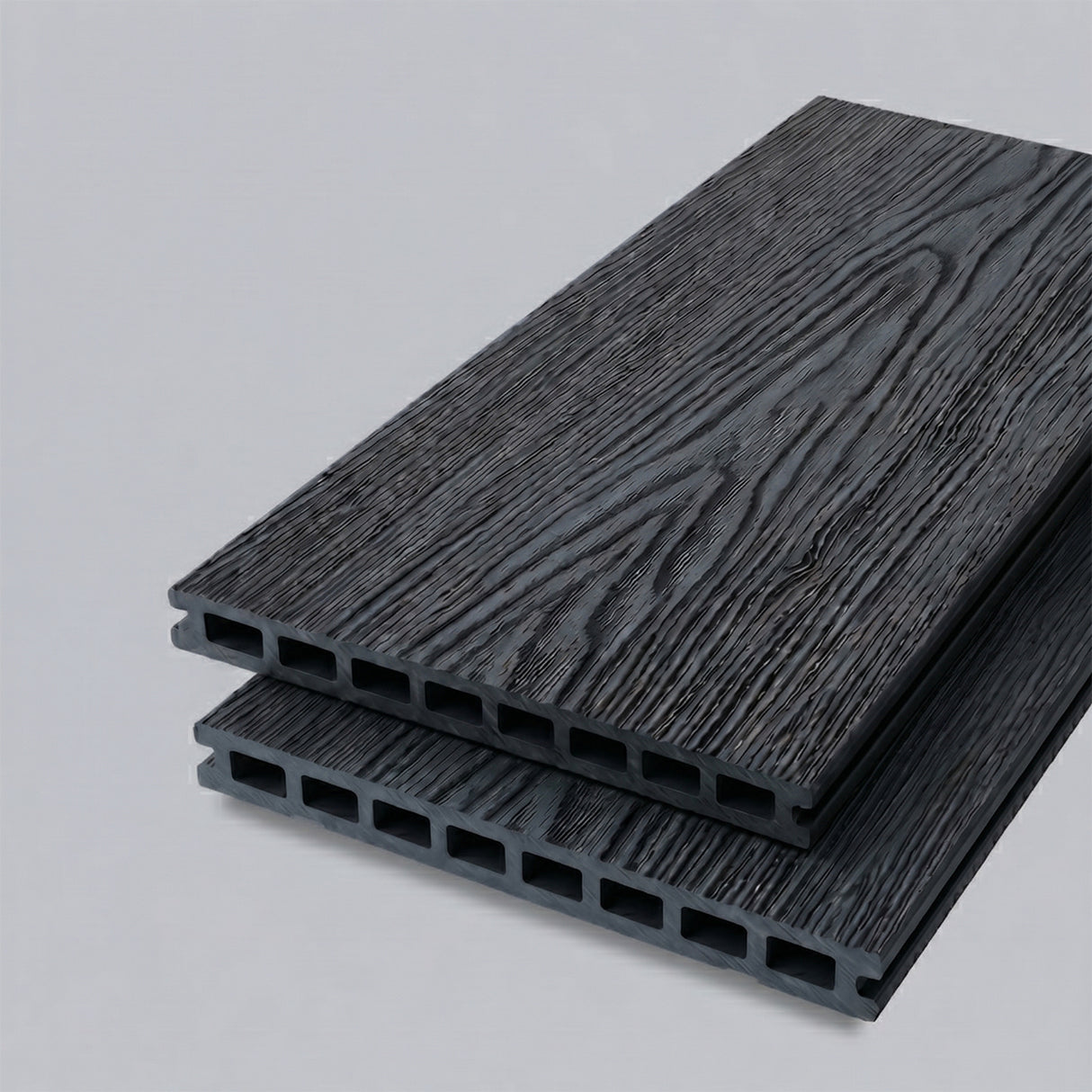 3.6m Enhanced Woodgrain Wide Decking Board - Anthracite