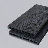 3.6m Enhanced Woodgrain Wide Decking Board - Anthracite