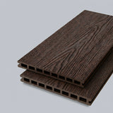 3.6m Enhanced Woodgrain Wide Decking Board - Brown