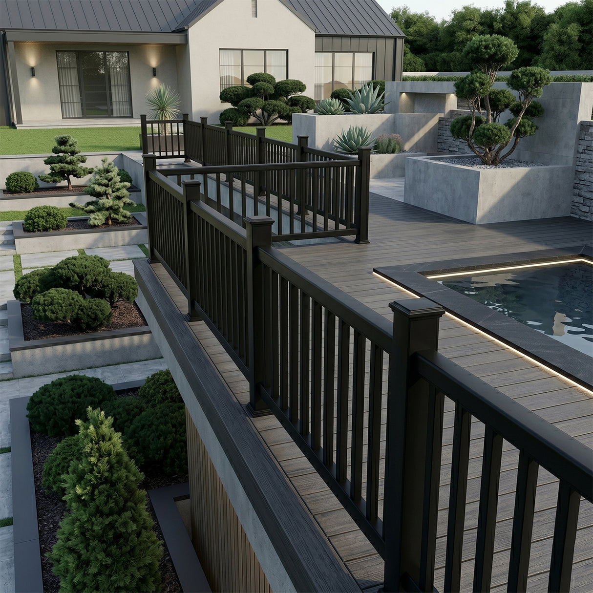 Composite Balustrade Kit - Black