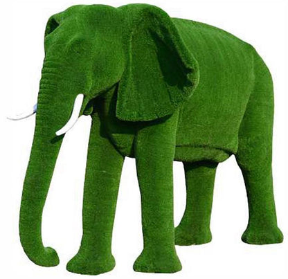 Premium Faux Topiary - XL African Elephant