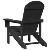 Adirondack Chair Black 74x82x91 cm HDPE