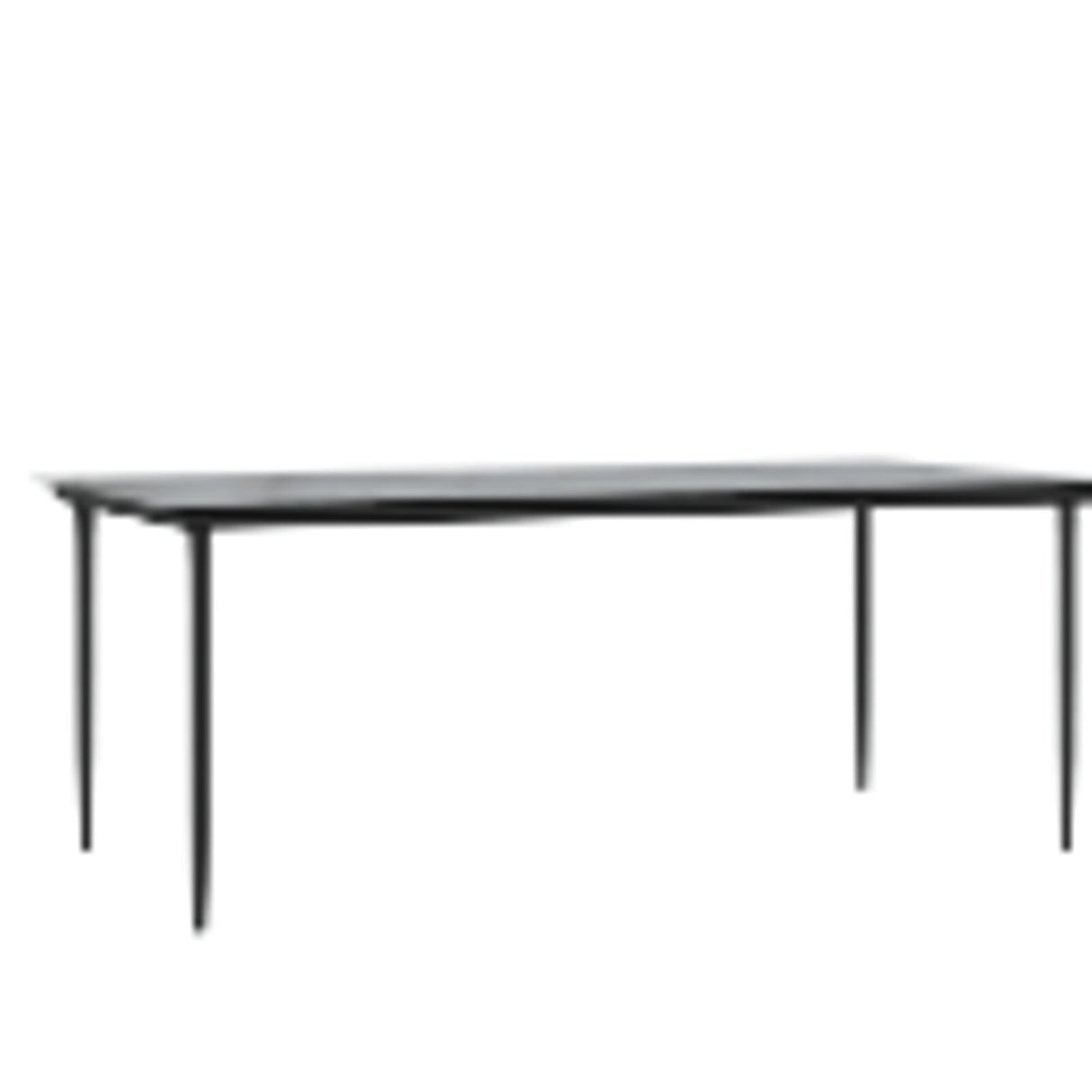 Outdoor Tables Black Metal Large Sturdy Outdoor Table