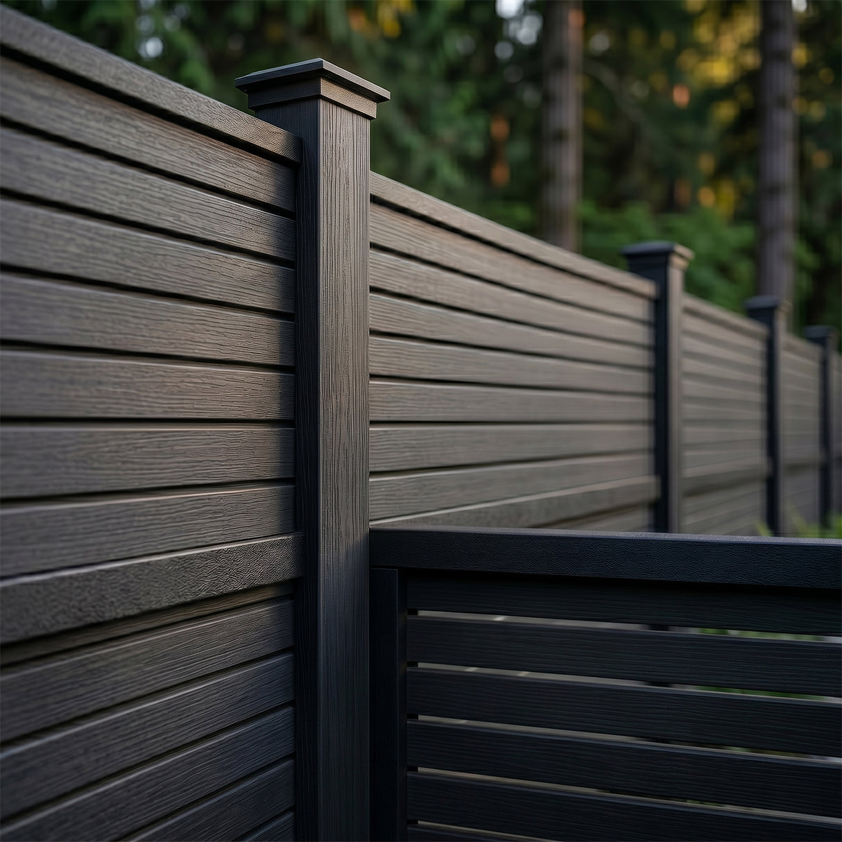 Co-extrusion Slatted Fencing Kit (6ft x 6ft | 1.8m x 1.8m)