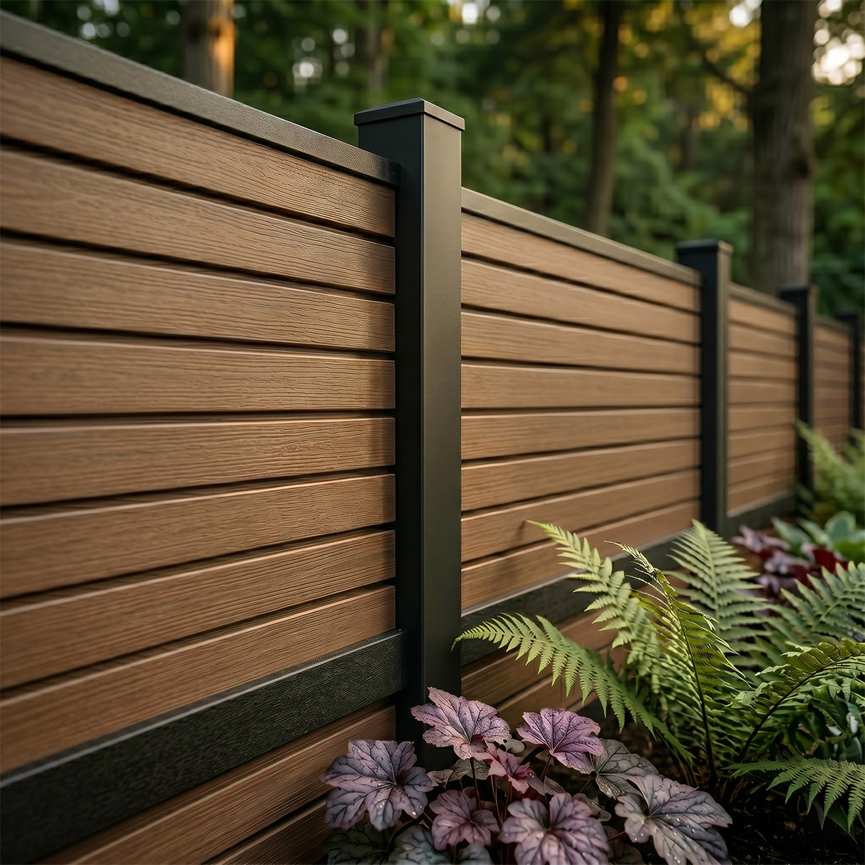 Co-extrusion Slatted Fencing Kit (6ft x 6ft | 1.8m x 1.8m)