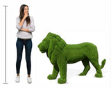 Premium Faux Topiary - XL Standing Lion