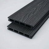 4.8m Woodgrain Composite Decking Board - Black (Pallet)