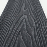 4.8m Woodgrain Composite Decking Board - Black (Pallet)