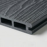 4.8m Woodgrain Composite Decking Board - Anthracite (Pallet)