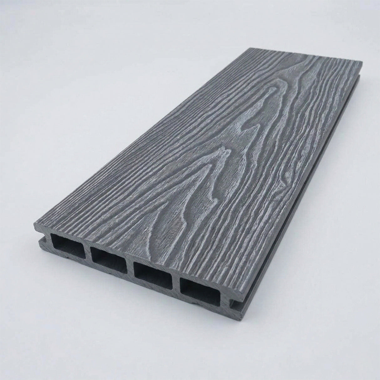 4.8m Woodgrain Composite Decking Board - Anthracite (Pallet)