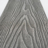 4.8m Woodgrain Composite Decking Board - Silver (Pallet)