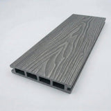 4.8m Woodgrain Composite Decking Board - Silver (Pallet)