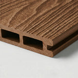 4.8m Woodgrain Composite Decking Board - Teak (Pallet)
