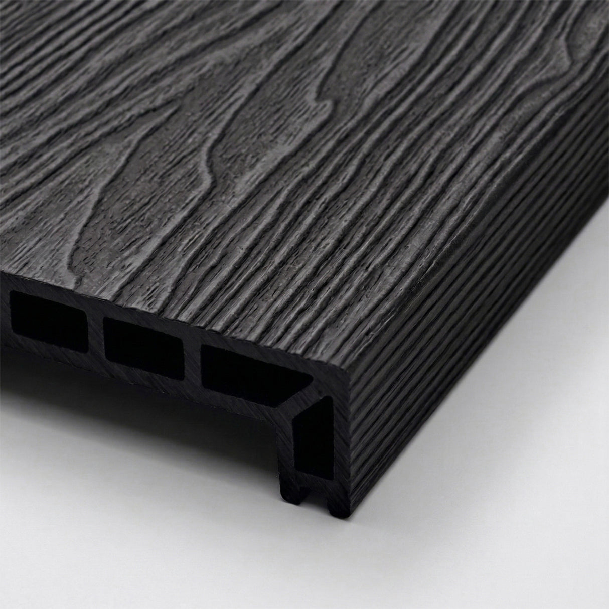 3.6m Enhanced Woodgrain Step Board - Black