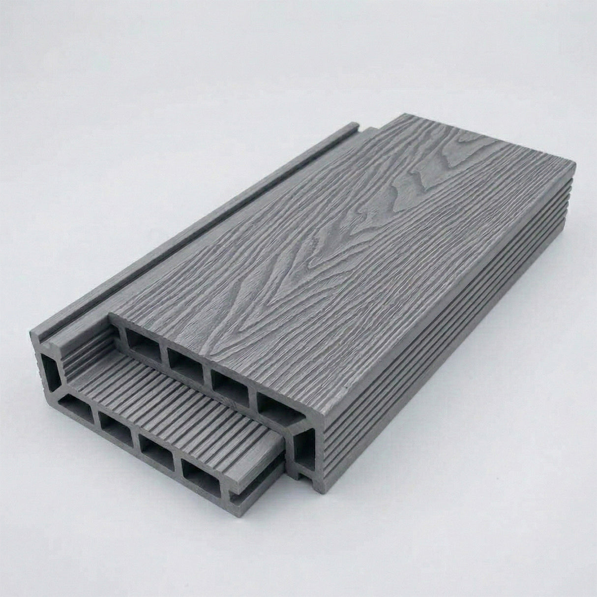 3.6m Enhanced Woodgrain Step Board - Silver