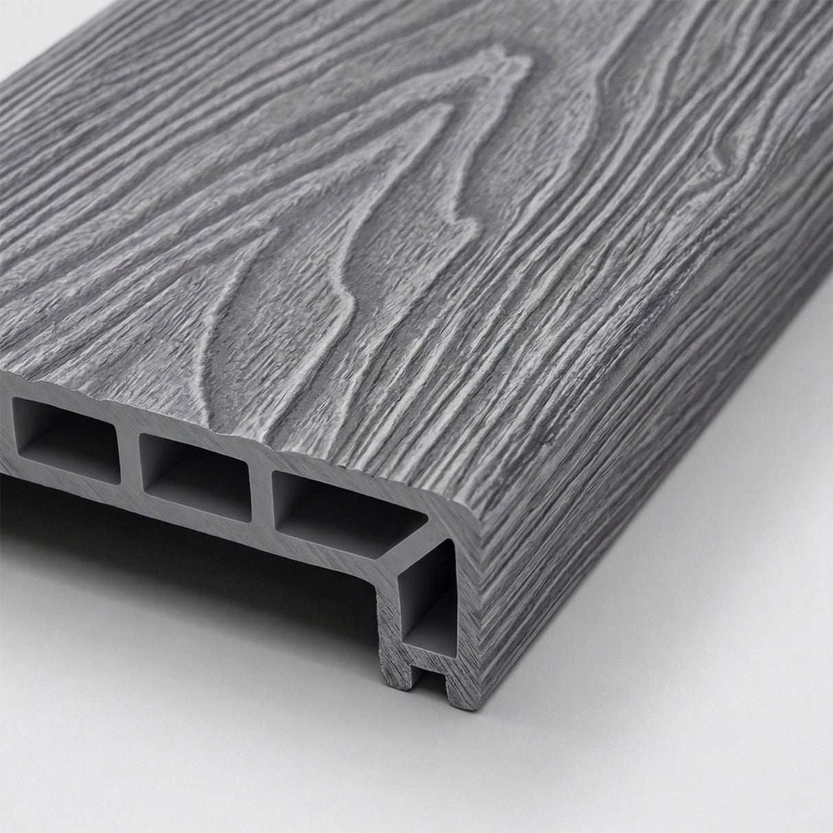3.6m Enhanced Woodgrain Step Board - Silver
