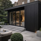2.5m Slatted Composite Cladding - Black